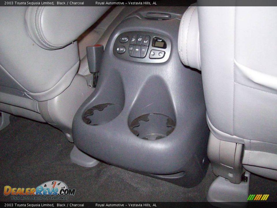 2003 Toyota Sequoia Limited Black / Charcoal Photo #28