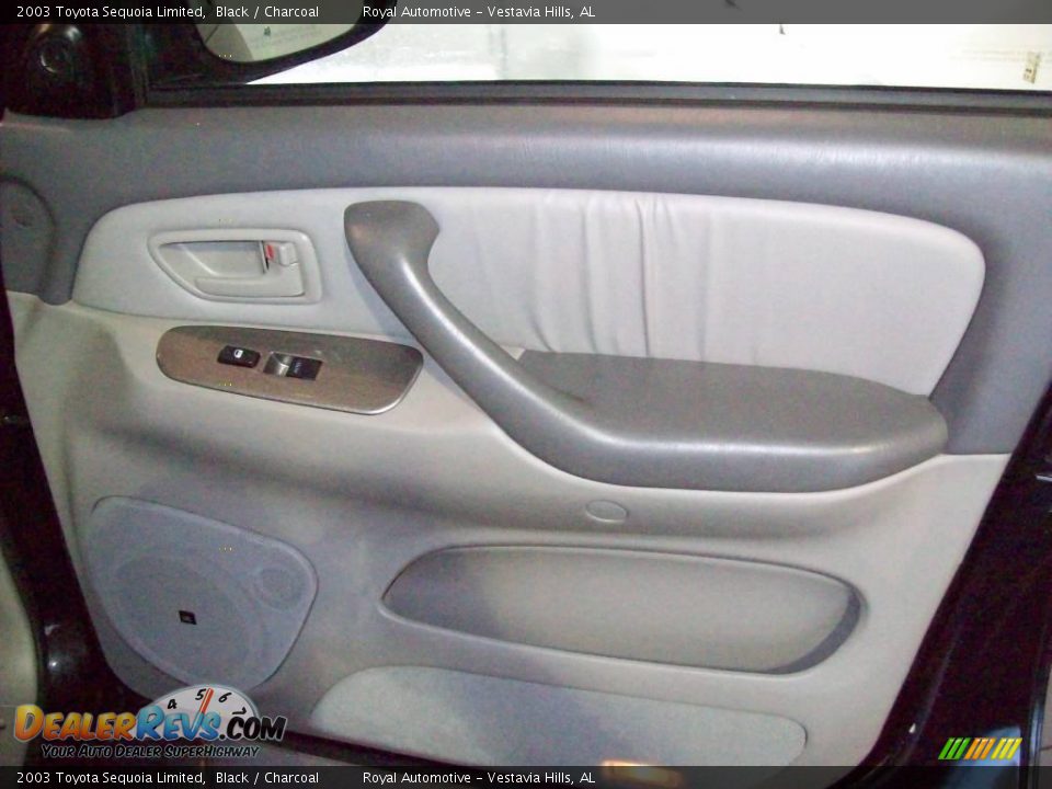 2003 Toyota Sequoia Limited Black / Charcoal Photo #29