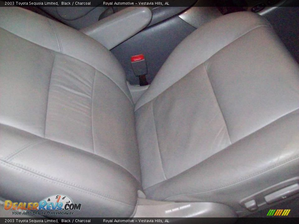 2003 Toyota Sequoia Limited Black / Charcoal Photo #31
