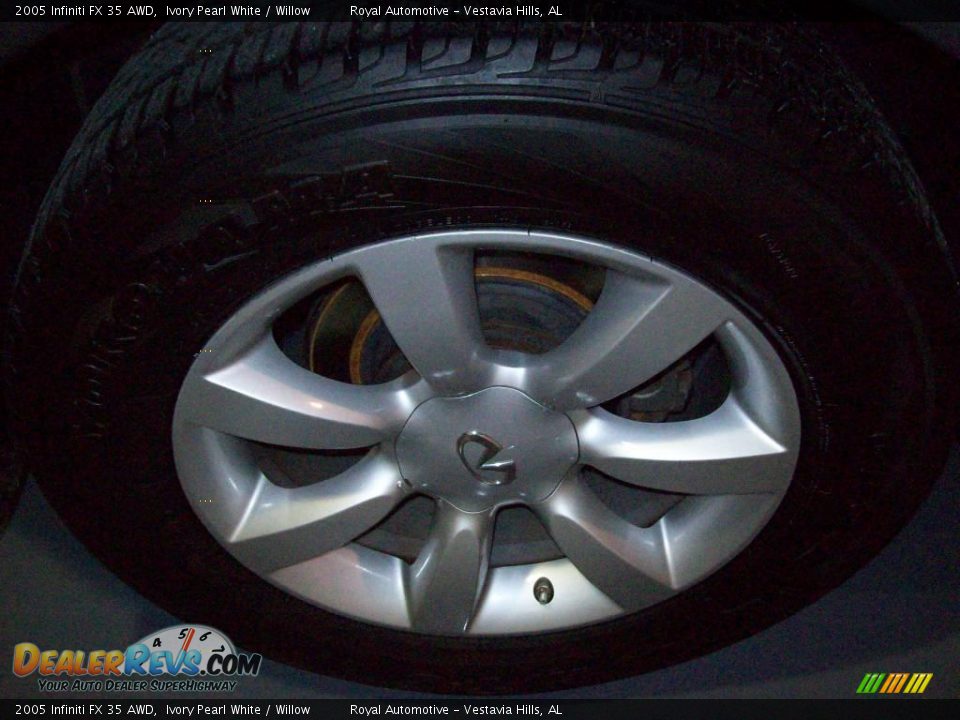 2005 Infiniti FX 35 AWD Ivory Pearl White / Willow Photo #7