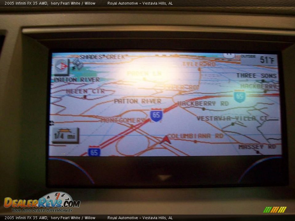 2005 Infiniti FX 35 AWD Ivory Pearl White / Willow Photo #17