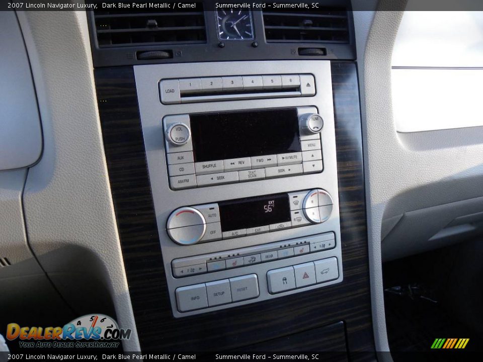 2007 Lincoln Navigator Luxury Dark Blue Pearl Metallic / Camel Photo #23