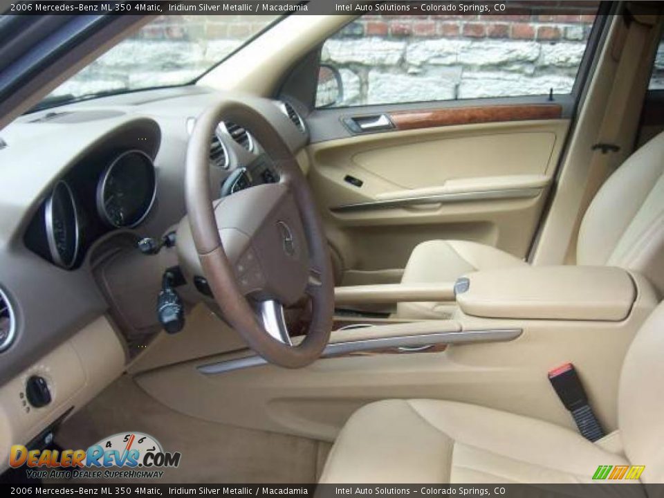 2006 Mercedes-Benz ML 350 4Matic Iridium Silver Metallic / Macadamia Photo #2