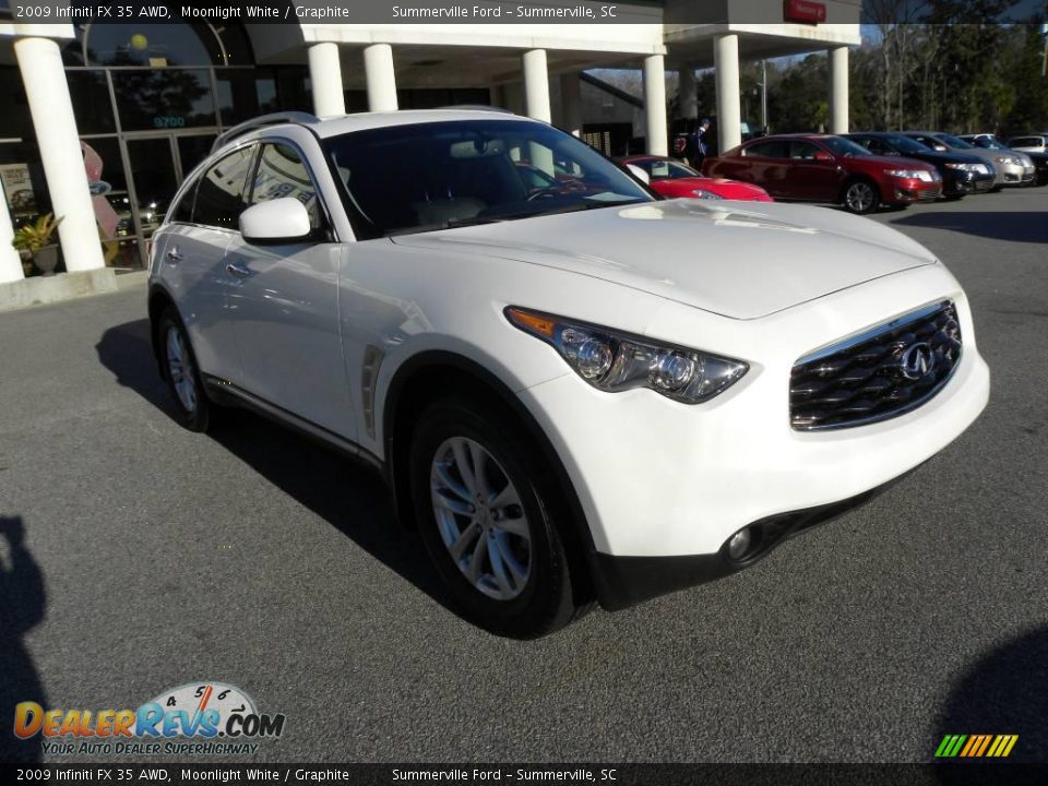 2009 Infiniti FX 35 AWD Moonlight White / Graphite Photo #1