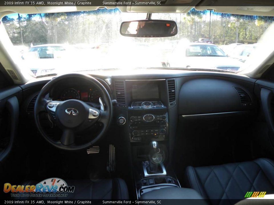 2009 Infiniti FX 35 AWD Moonlight White / Graphite Photo #3