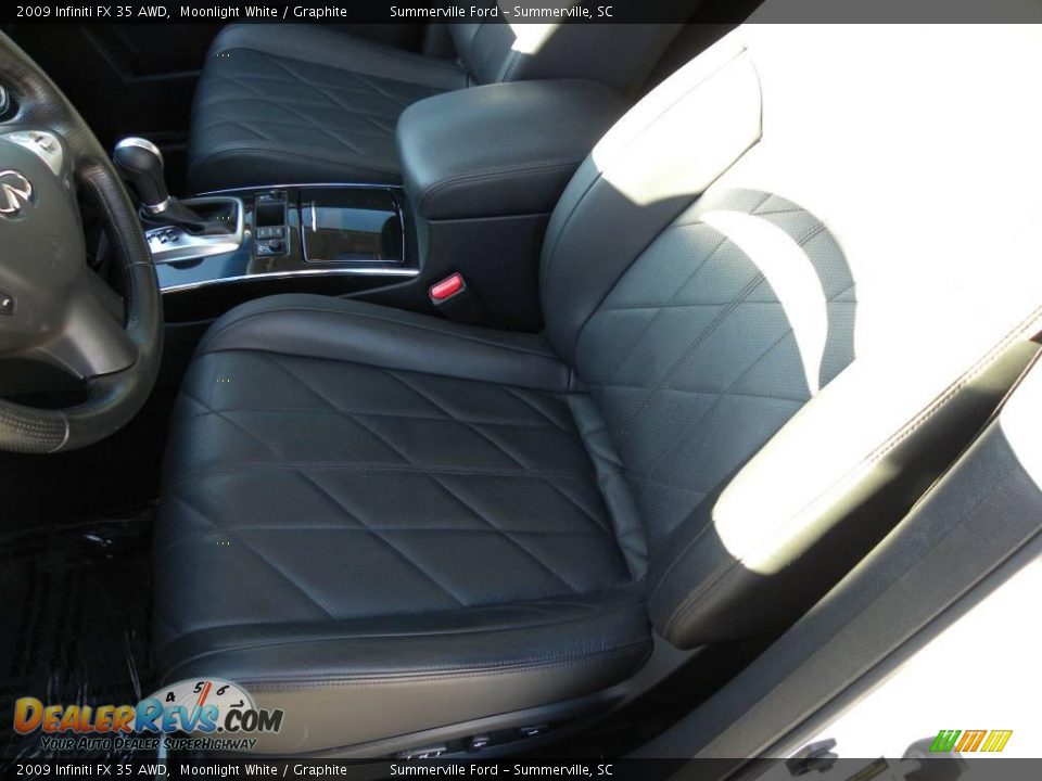 2009 Infiniti FX 35 AWD Moonlight White / Graphite Photo #5