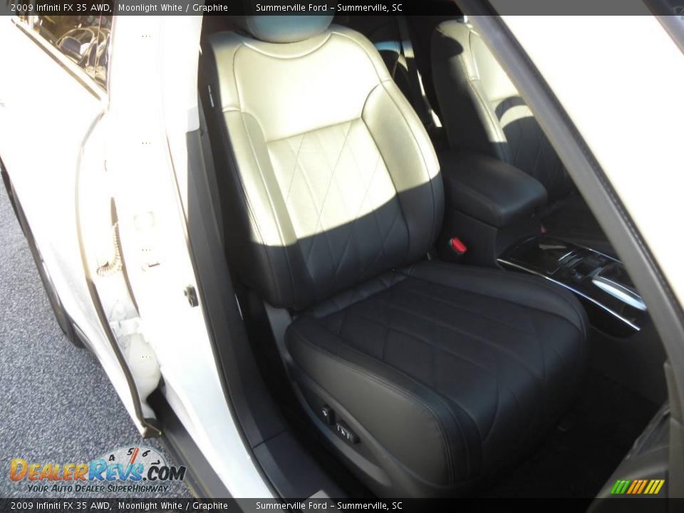 2009 Infiniti FX 35 AWD Moonlight White / Graphite Photo #9