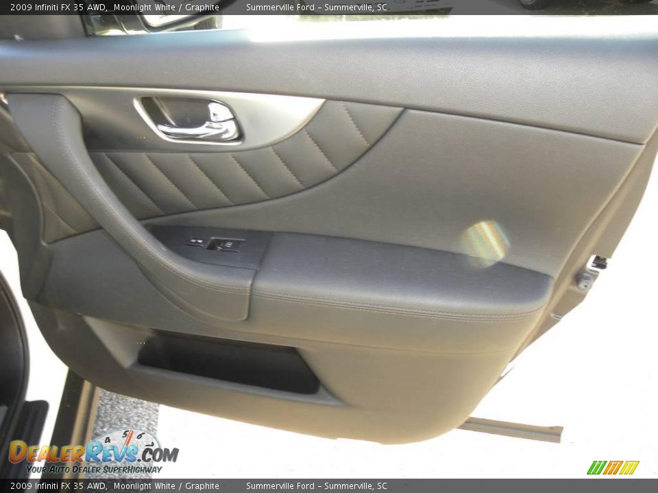 2009 Infiniti FX 35 AWD Moonlight White / Graphite Photo #10