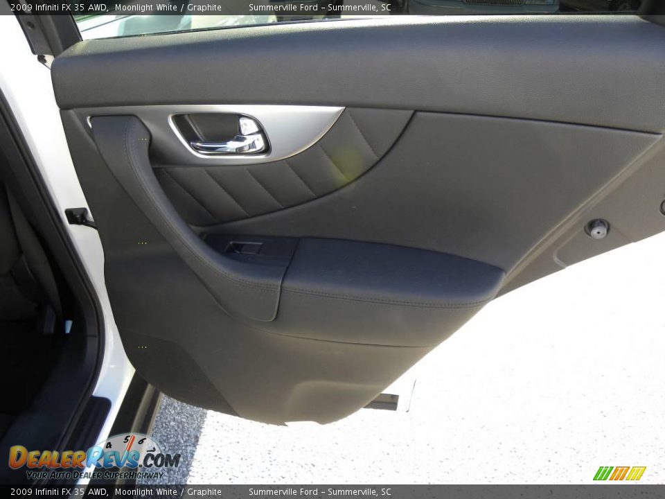 2009 Infiniti FX 35 AWD Moonlight White / Graphite Photo #12