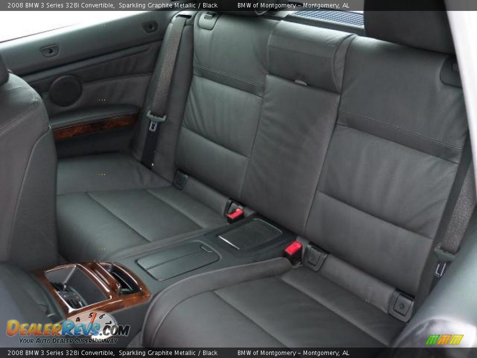 2008 BMW 3 Series 328i Convertible Sparkling Graphite Metallic / Black Photo #7