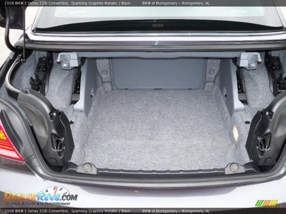 2008 BMW 3 Series 328i Convertible Sparkling Graphite Metallic / Black Photo #9