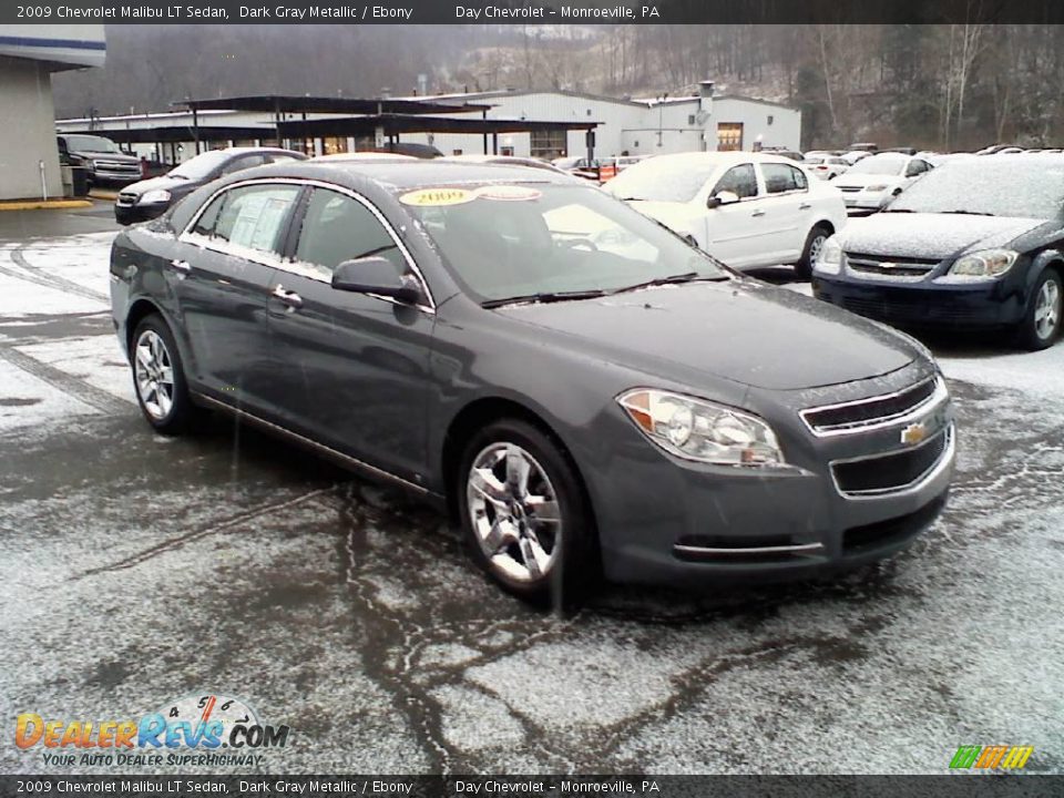 2009 Chevrolet Malibu LT Sedan Dark Gray Metallic / Ebony Photo #2