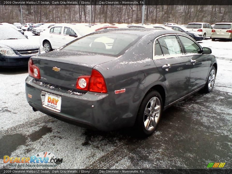 2009 Chevrolet Malibu LT Sedan Dark Gray Metallic / Ebony Photo #3