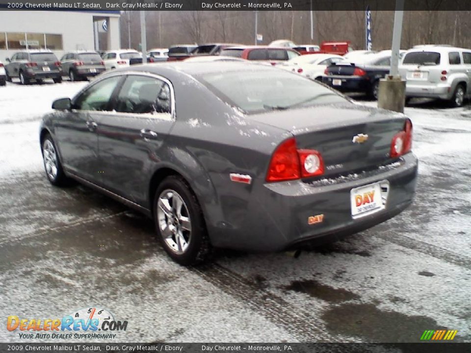 2009 Chevrolet Malibu LT Sedan Dark Gray Metallic / Ebony Photo #4