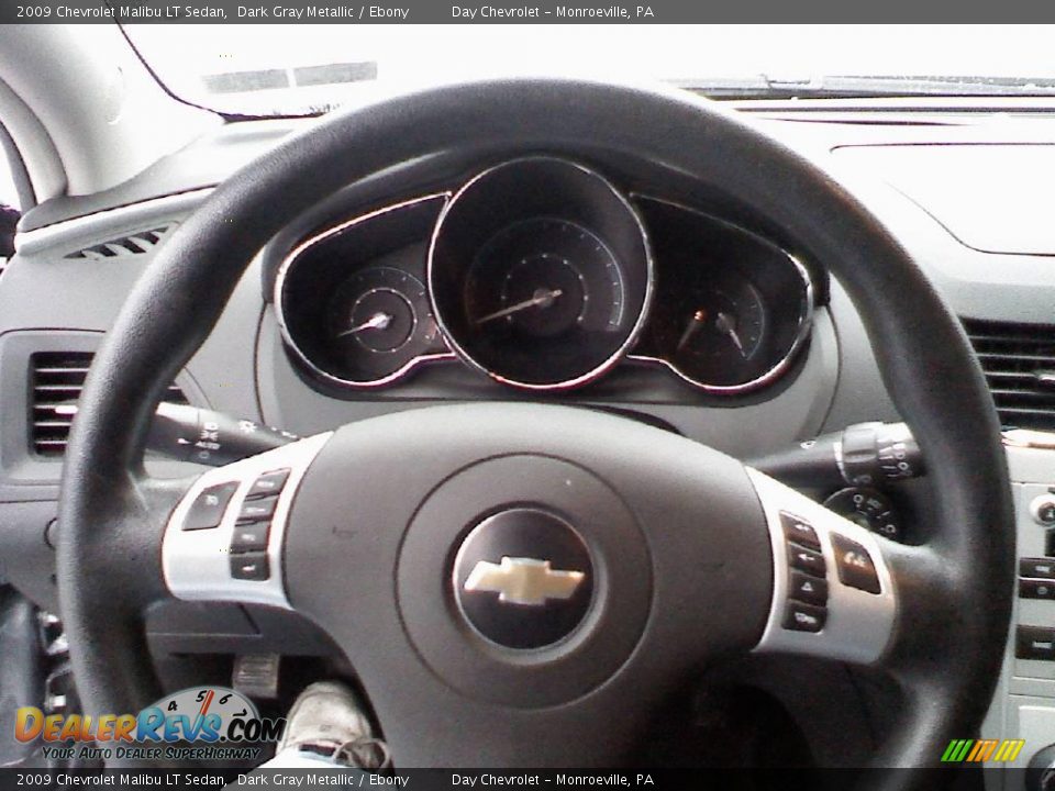 2009 Chevrolet Malibu LT Sedan Dark Gray Metallic / Ebony Photo #10