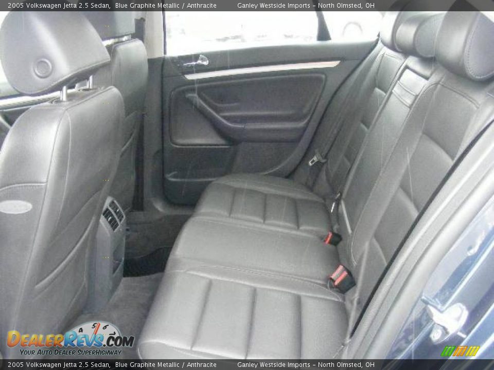 2005 Volkswagen Jetta 2.5 Sedan Blue Graphite Metallic / Anthracite Photo #11