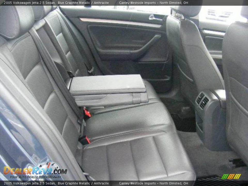 2005 Volkswagen Jetta 2.5 Sedan Blue Graphite Metallic / Anthracite Photo #12
