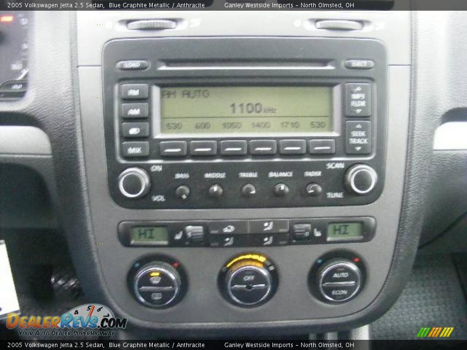 2005 Volkswagen Jetta 2.5 Sedan Blue Graphite Metallic / Anthracite Photo #18