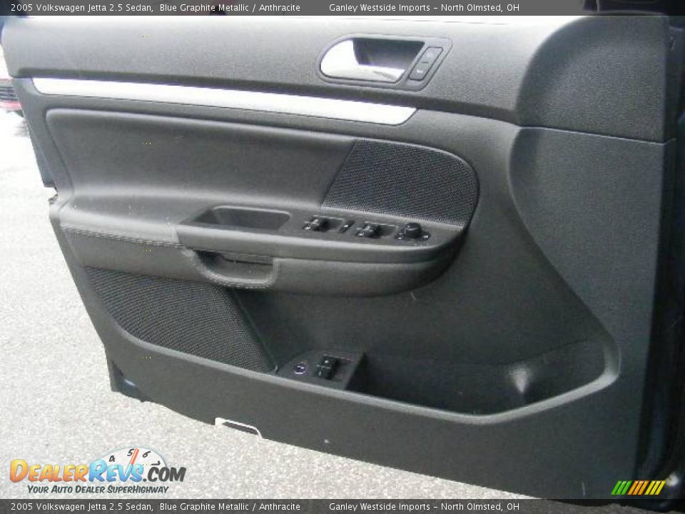 2005 Volkswagen Jetta 2.5 Sedan Blue Graphite Metallic / Anthracite Photo #19