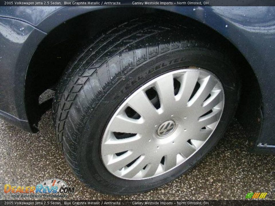 2005 Volkswagen Jetta 2.5 Sedan Blue Graphite Metallic / Anthracite Photo #21