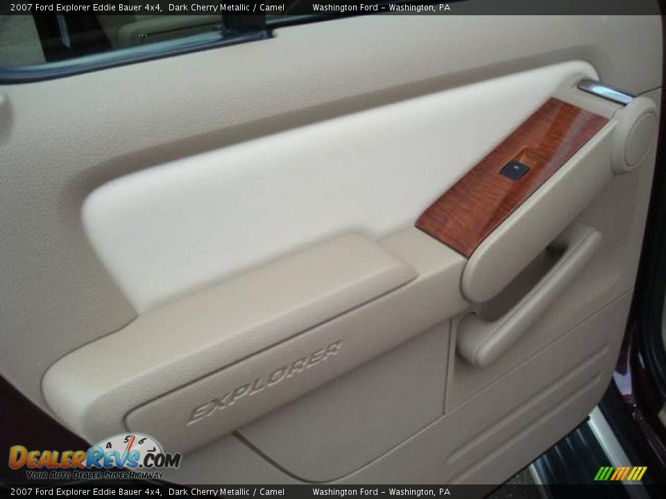 2007 Ford Explorer Eddie Bauer 4x4 Dark Cherry Metallic / Camel Photo #15