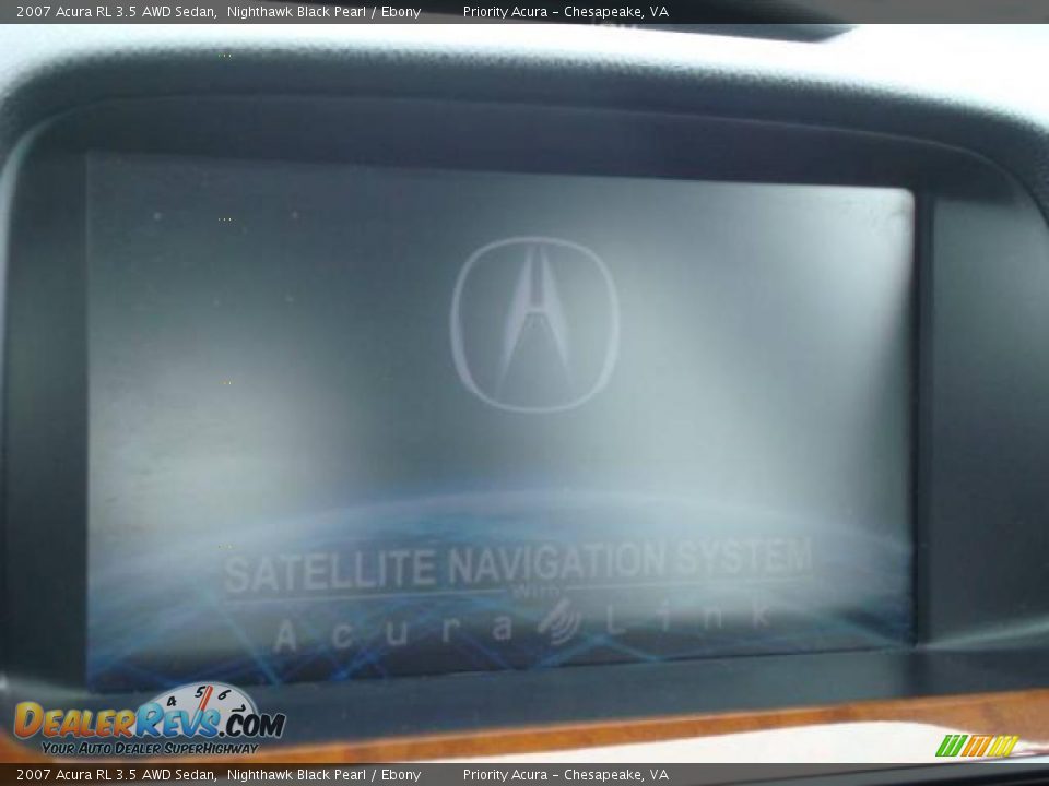 2007 Acura RL 3.5 AWD Sedan Nighthawk Black Pearl / Ebony Photo #13