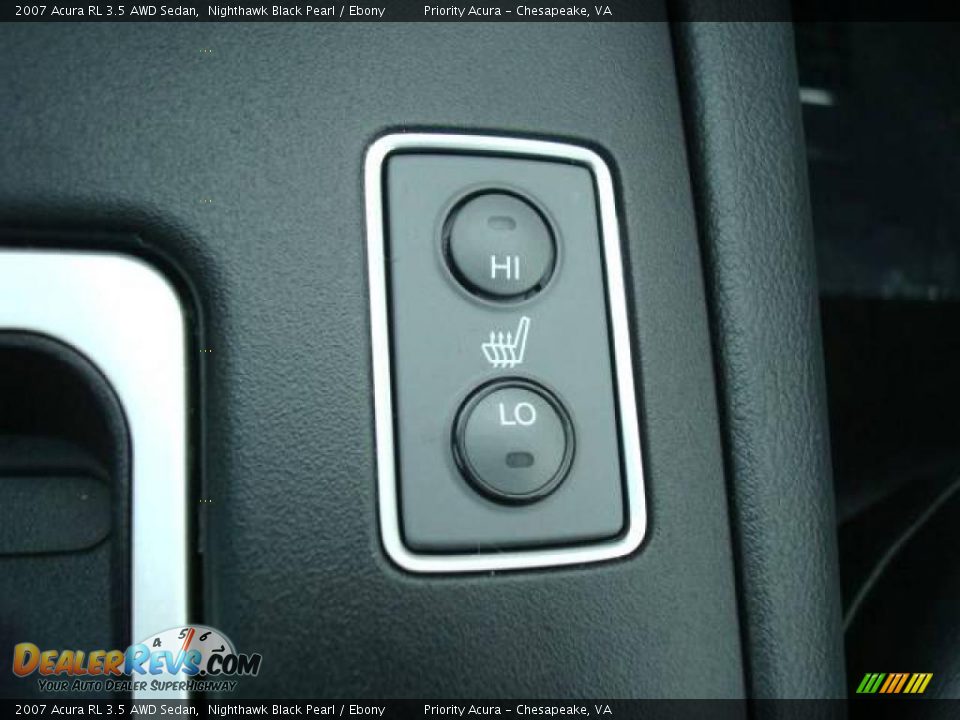 2007 Acura RL 3.5 AWD Sedan Nighthawk Black Pearl / Ebony Photo #17