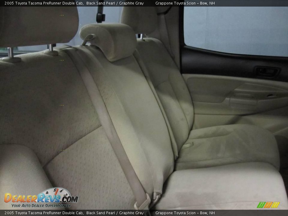 2005 Toyota Tacoma PreRunner Double Cab Black Sand Pearl / Graphite Gray Photo #7