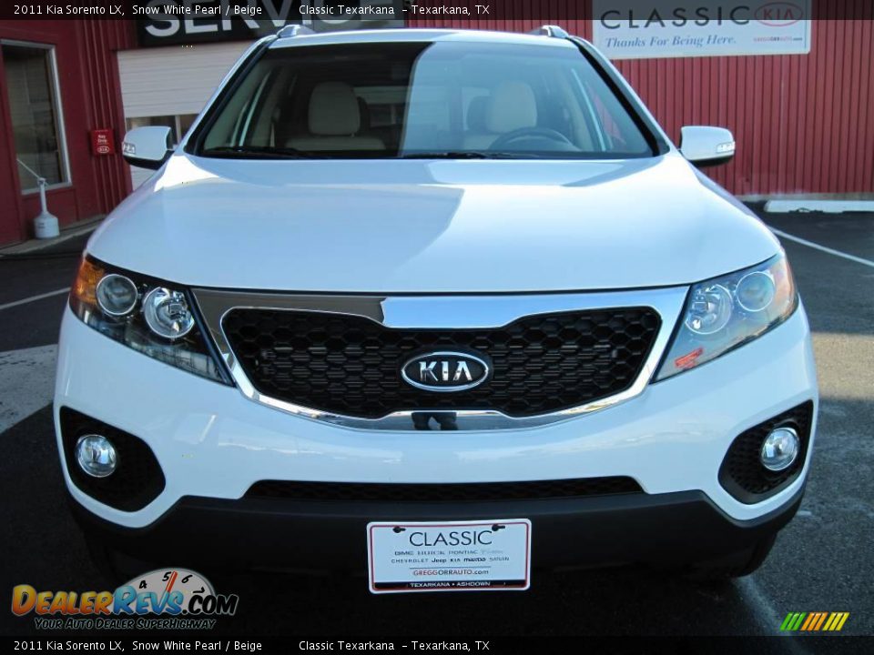 2011 Kia Sorento LX Snow White Pearl / Beige Photo #5