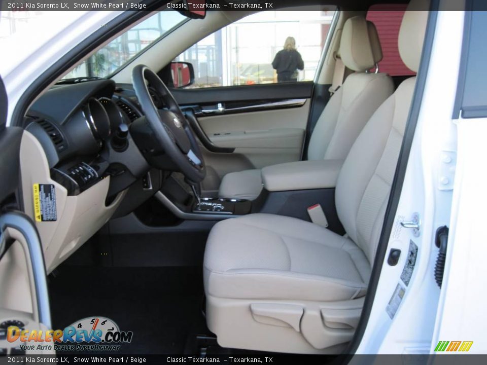 2011 Kia Sorento LX Snow White Pearl / Beige Photo #7