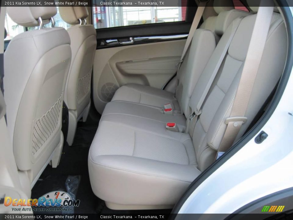 2011 Kia Sorento LX Snow White Pearl / Beige Photo #8