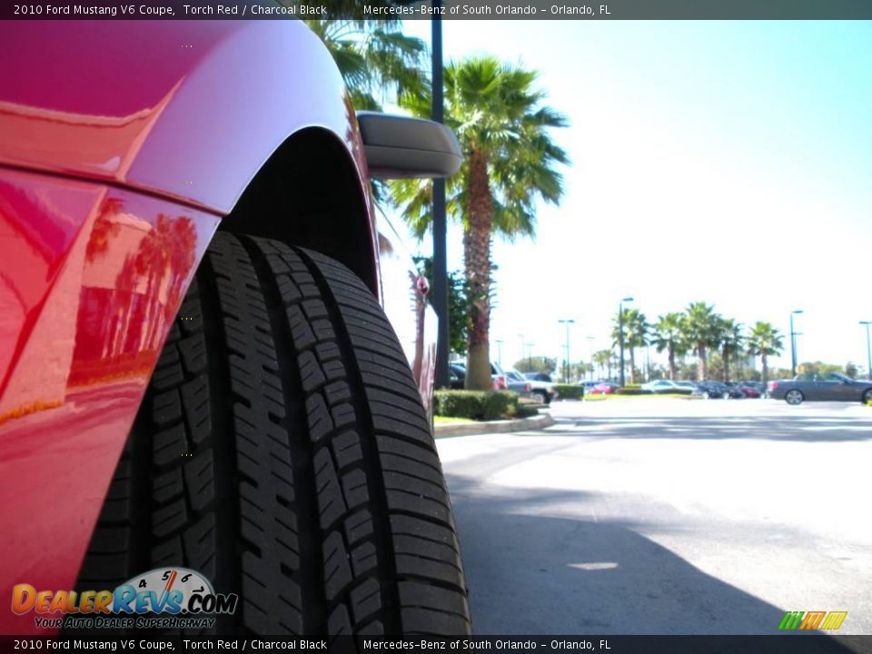 2010 Ford Mustang V6 Coupe Torch Red / Charcoal Black Photo #9