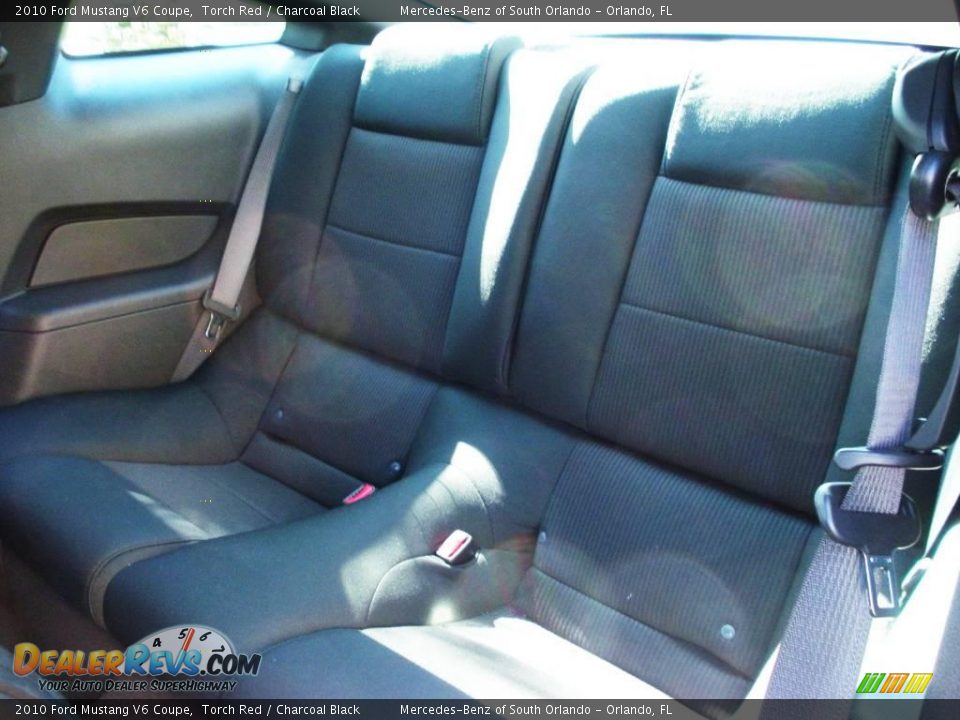 2010 Ford Mustang V6 Coupe Torch Red / Charcoal Black Photo #12