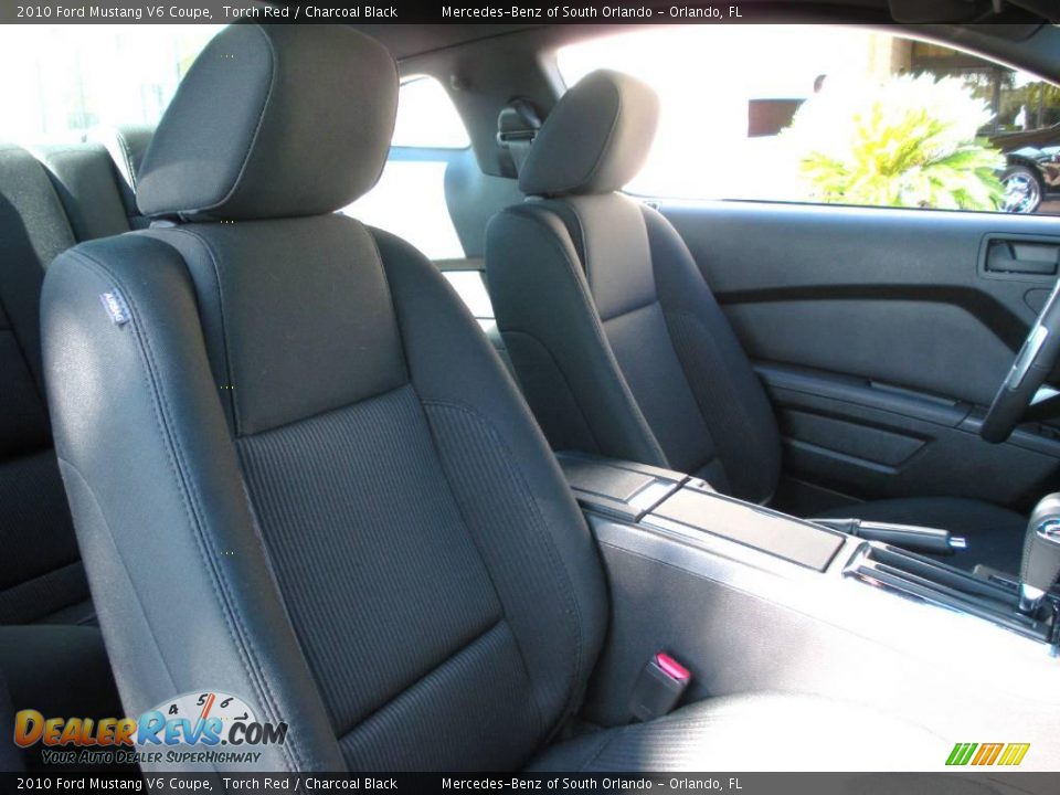 2010 Ford Mustang V6 Coupe Torch Red / Charcoal Black Photo #14