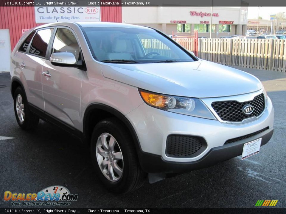 2011 Kia Sorento LX Bright Silver / Gray Photo #2