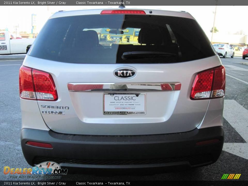 2011 Kia Sorento LX Bright Silver / Gray Photo #6
