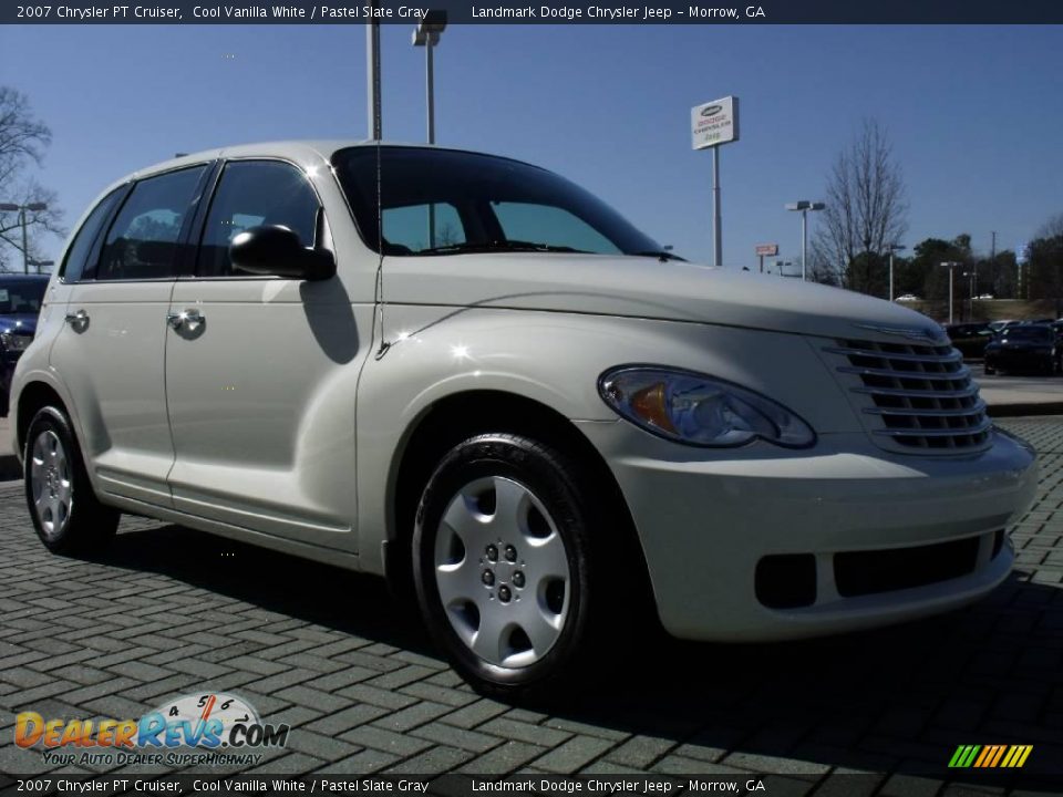 2007 Chrysler PT Cruiser Cool Vanilla White / Pastel Slate Gray Photo #7
