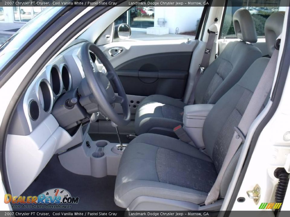 2007 Chrysler PT Cruiser Cool Vanilla White / Pastel Slate Gray Photo #9