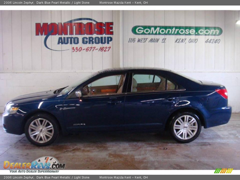 2006 Lincoln Zephyr Dark Blue Pearl Metallic / Light Stone Photo #2