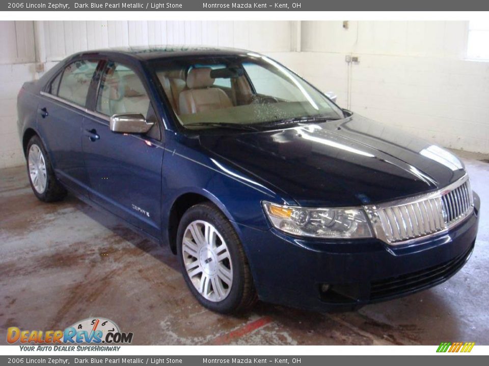2006 Lincoln Zephyr Dark Blue Pearl Metallic / Light Stone Photo #5
