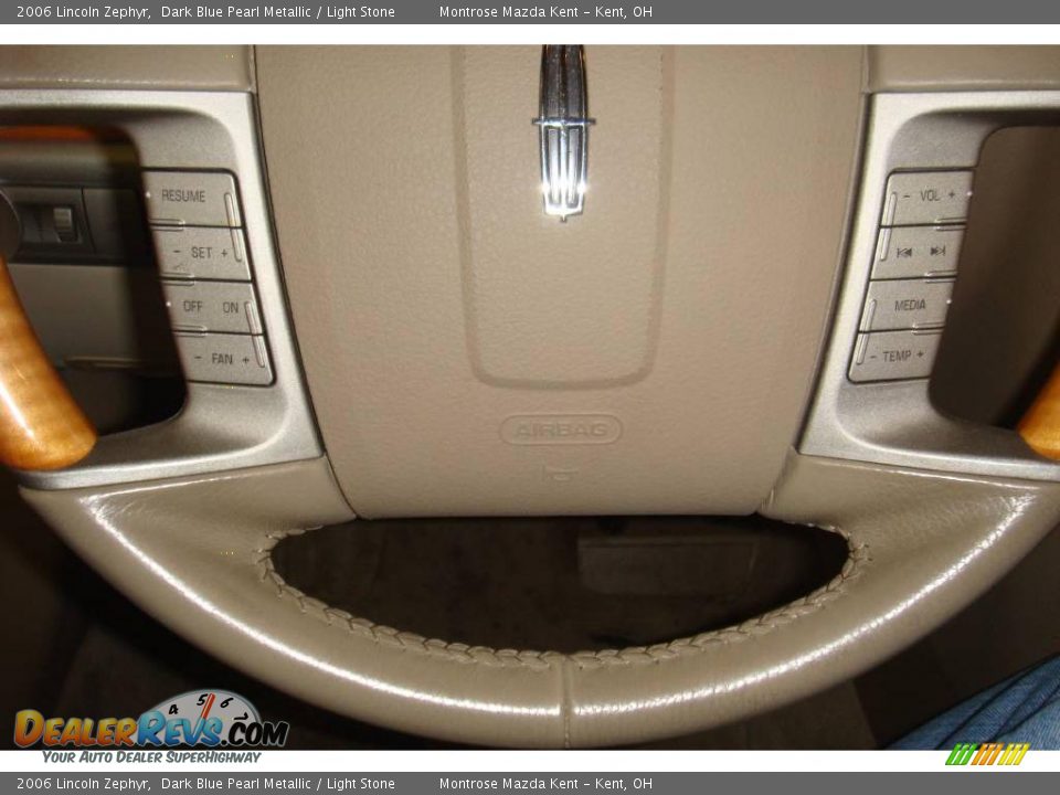 2006 Lincoln Zephyr Dark Blue Pearl Metallic / Light Stone Photo #14