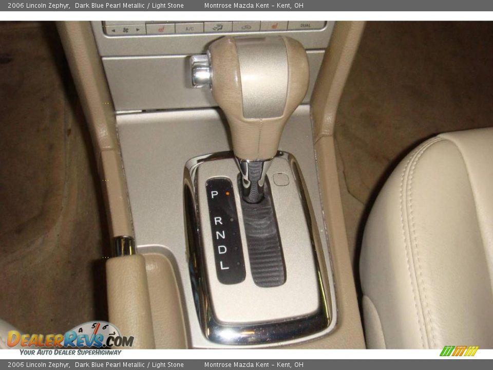2006 Lincoln Zephyr Dark Blue Pearl Metallic / Light Stone Photo #15
