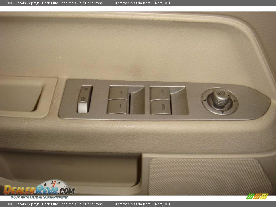 2006 Lincoln Zephyr Dark Blue Pearl Metallic / Light Stone Photo #16