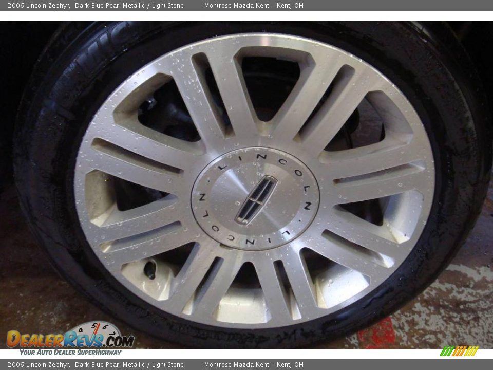 2006 Lincoln Zephyr Dark Blue Pearl Metallic / Light Stone Photo #17