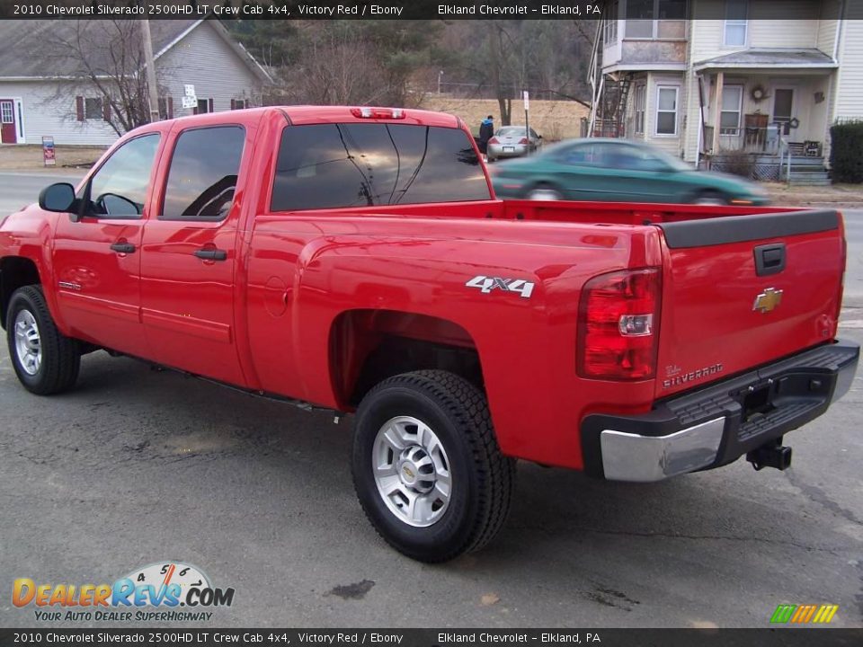 2010 Chevrolet Silverado 2500HD LT Crew Cab 4x4 Victory Red / Ebony Photo #3