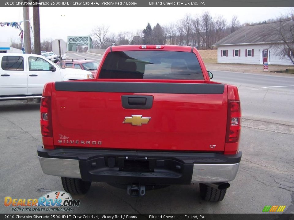 2010 Chevrolet Silverado 2500HD LT Crew Cab 4x4 Victory Red / Ebony Photo #5