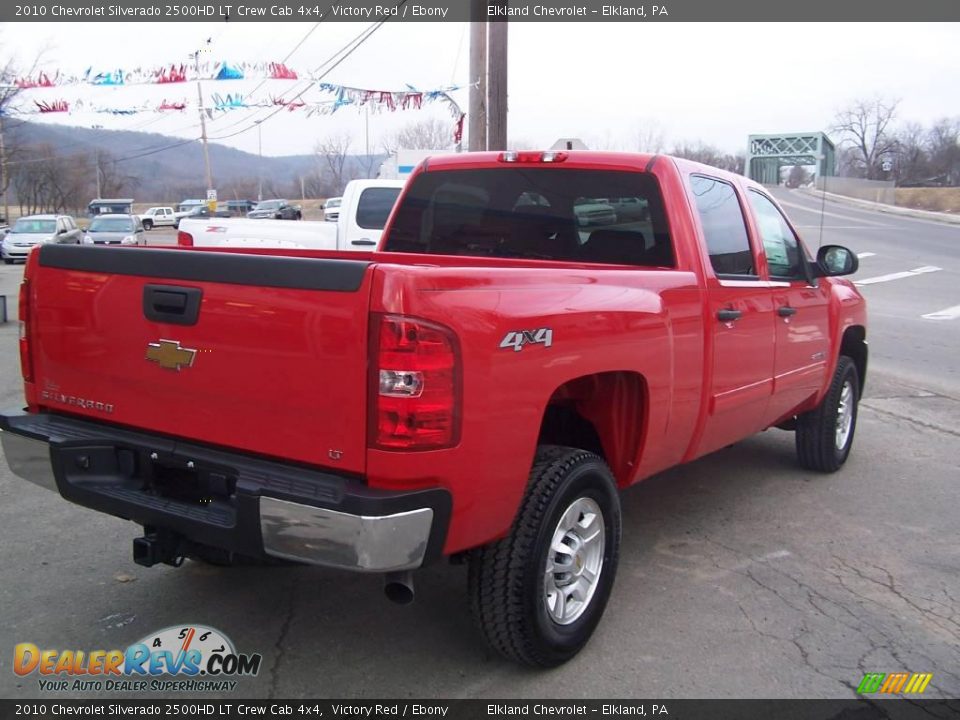 2010 Chevrolet Silverado 2500HD LT Crew Cab 4x4 Victory Red / Ebony Photo #6