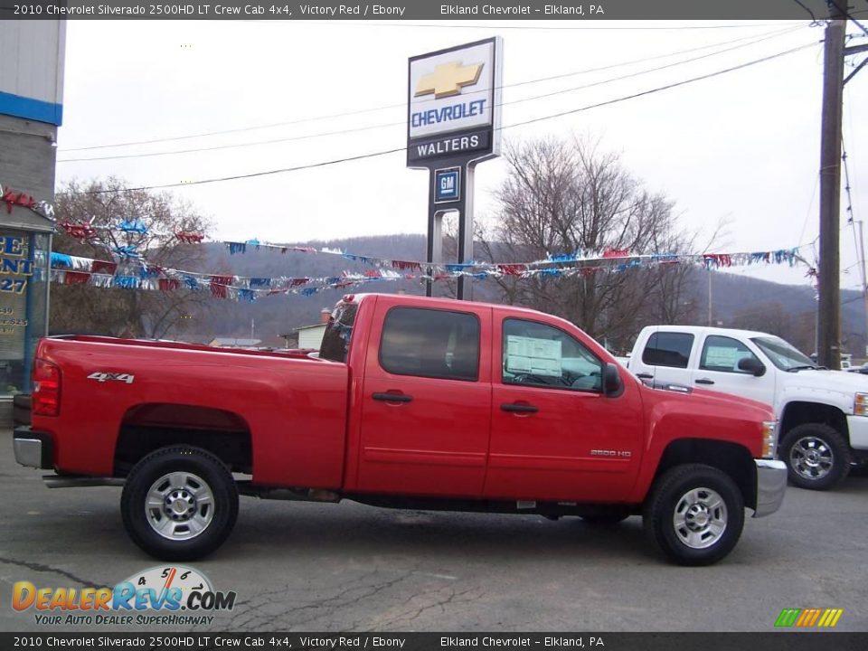 2010 Chevrolet Silverado 2500HD LT Crew Cab 4x4 Victory Red / Ebony Photo #7