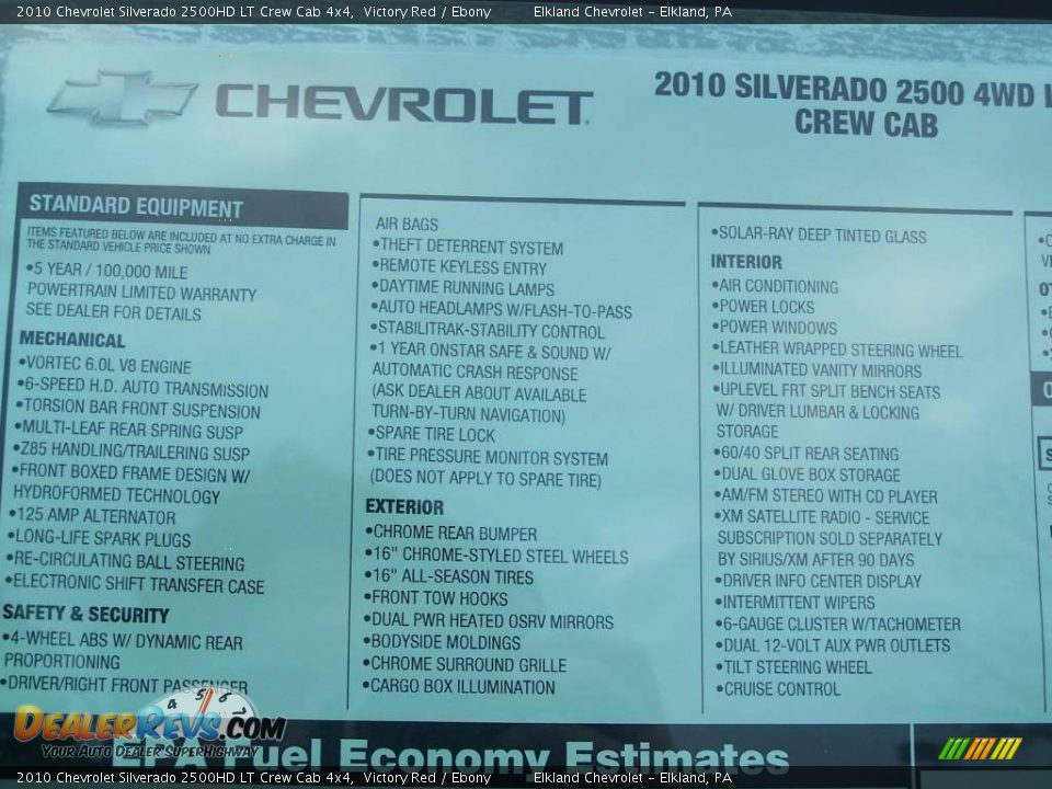 2010 Chevrolet Silverado 2500HD LT Crew Cab 4x4 Victory Red / Ebony Photo #9