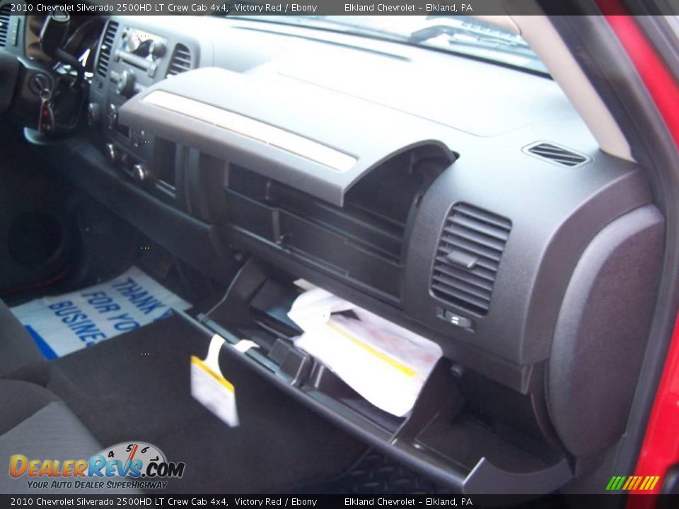 2010 Chevrolet Silverado 2500HD LT Crew Cab 4x4 Victory Red / Ebony Photo #12